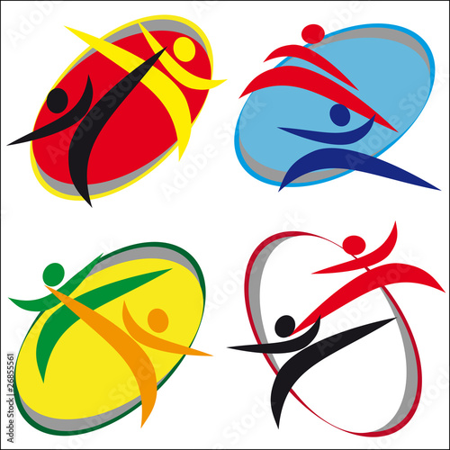 ORIGINAL SIMBOL MARTIAL ARTS .VECTOR SET.