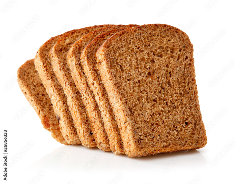 fresh bread with slices fresh bread with slices