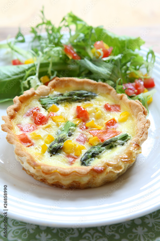 Vegetable Quiche