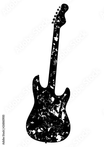 grunge styled guitar