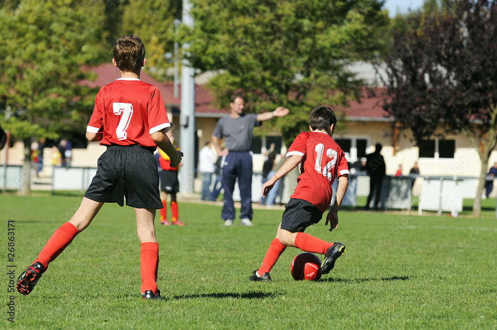 Obraz premium drible foot