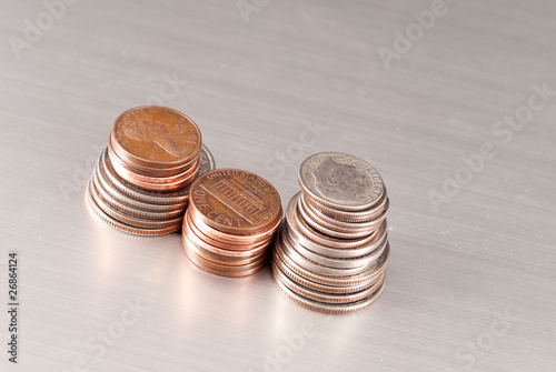 Spare Change on Brushed Aluminum
