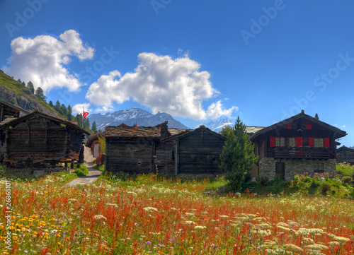 swiss mountain settlement