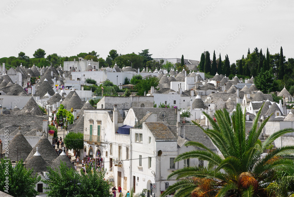 Fototapeta premium les maisons trulli de alberobello