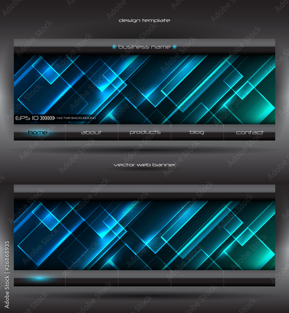 vector abstract web banner vector abstract web banner