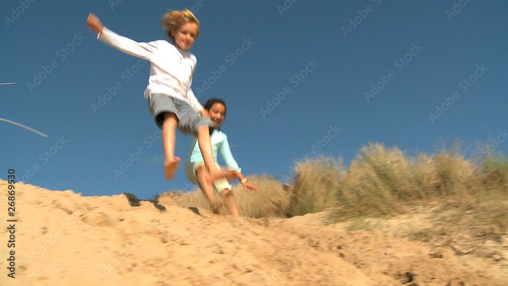 Childhood Friends Fun on the Beach filmed 60FPS Childhood Friends Fun on the Beach filmed 60FPS