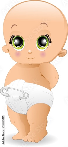 Bambino Cartoon-Baby Cartoon-Vector