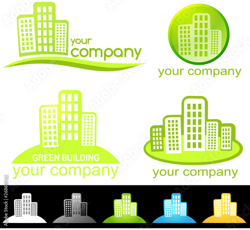logo green building