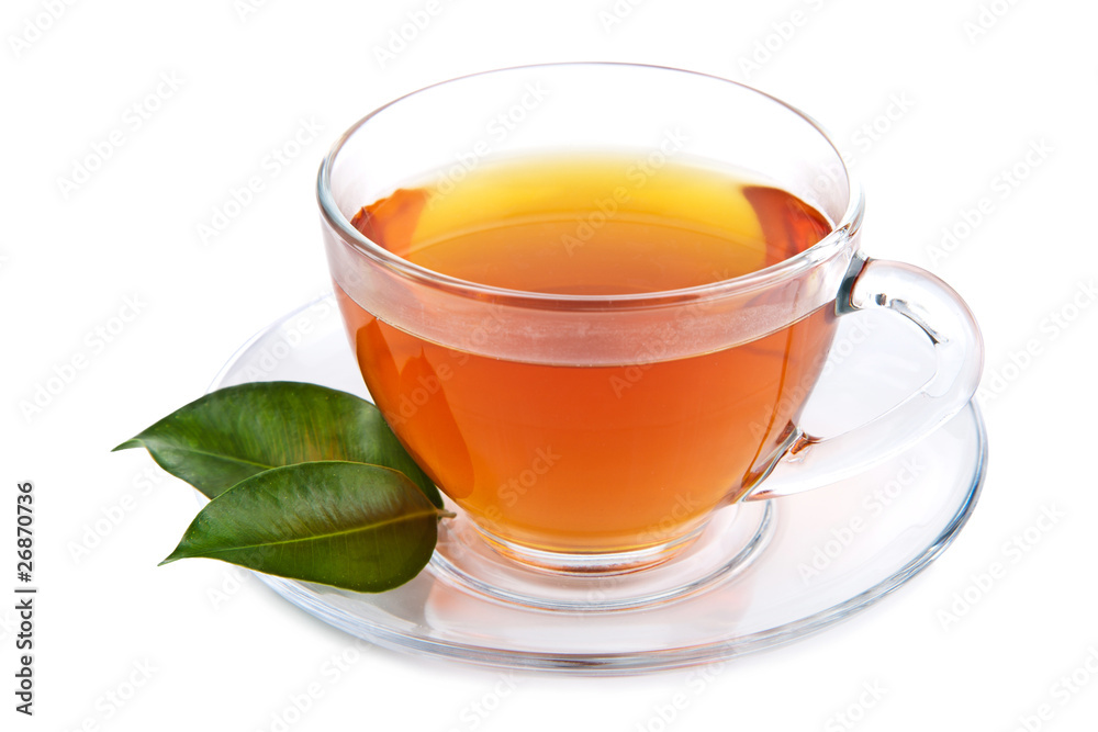 cup of tea isolated