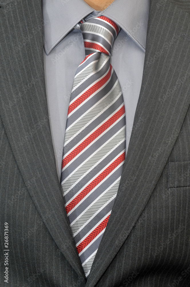 Tie and suit detail