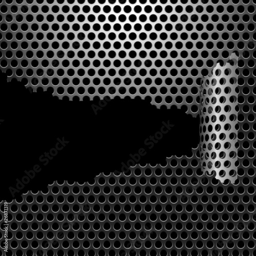damaged perforated