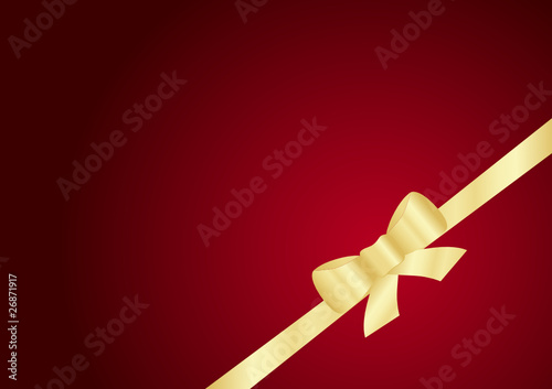 Geschenkband Gold