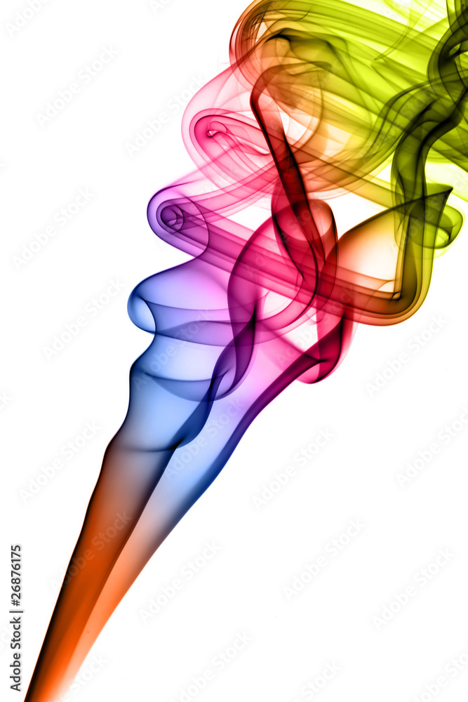 Complex colored Abstract smoke pattern
