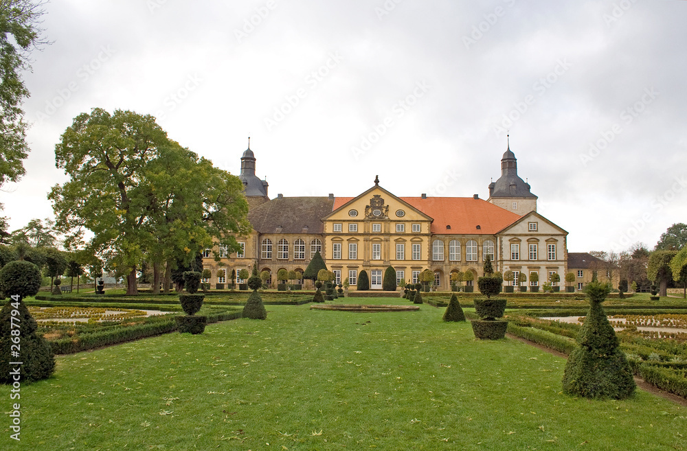 Schloss Hundisburg: Parkseite (Sachsen-Anhalt)