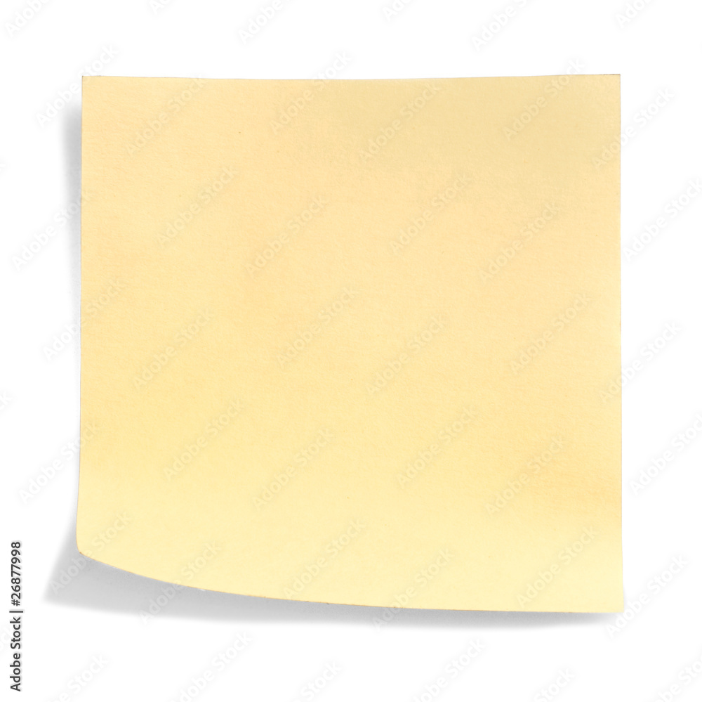 yellow paper note yellow paper note