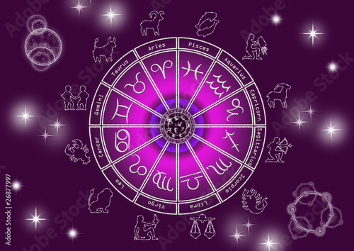 Horoskop - Spirituell - Violett photo