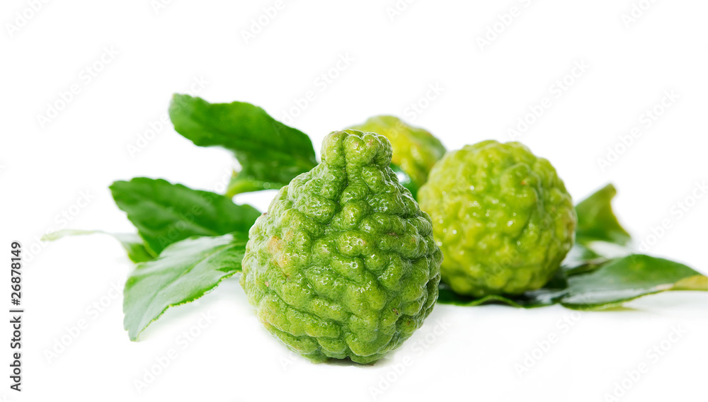 Fresh green lime. Kafir Fresh green lime. Kafir
