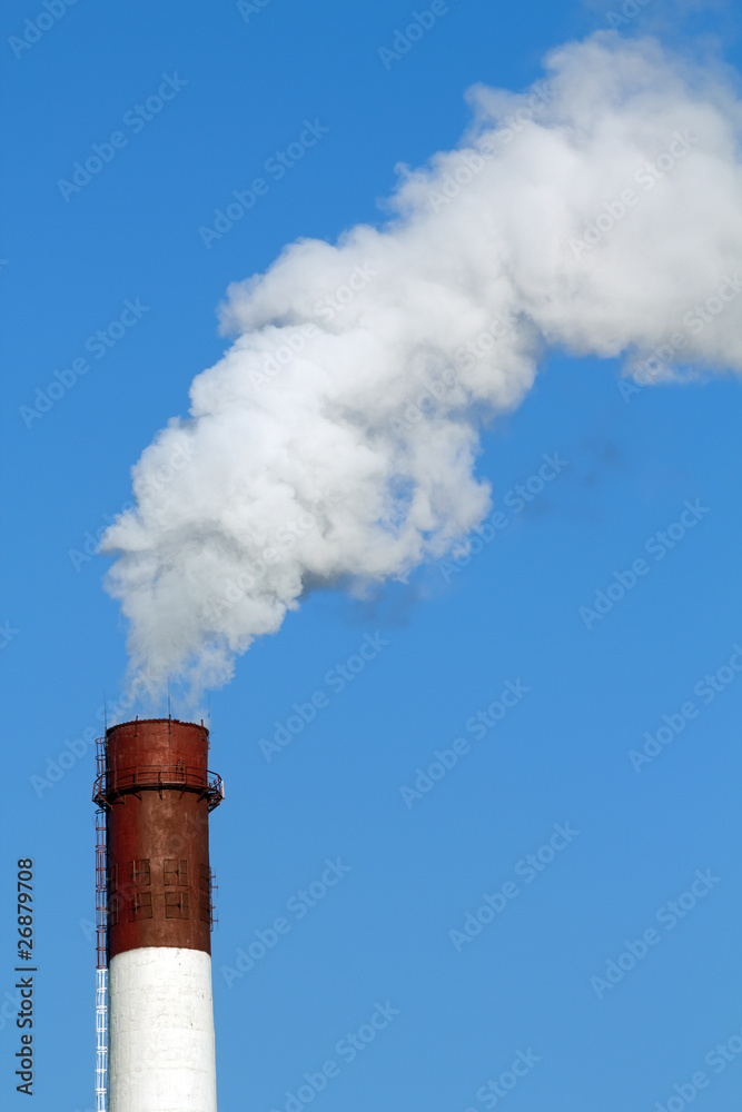 Pipe factory smoke emission Pipe factory smoke emission