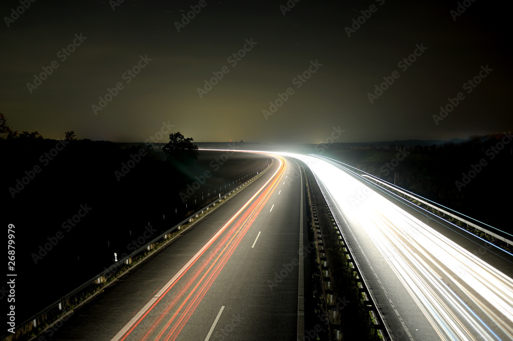 Nachtautobahn