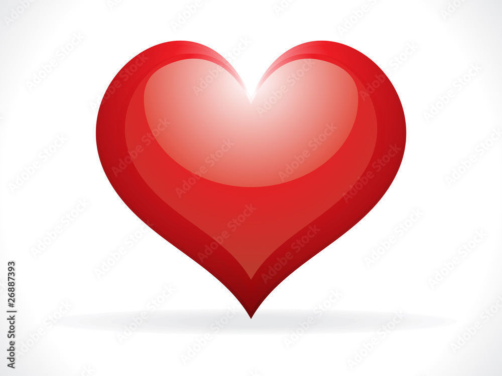abstract glossy heart icon abstract glossy heart icon