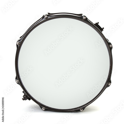 bass drum isolated on white photo