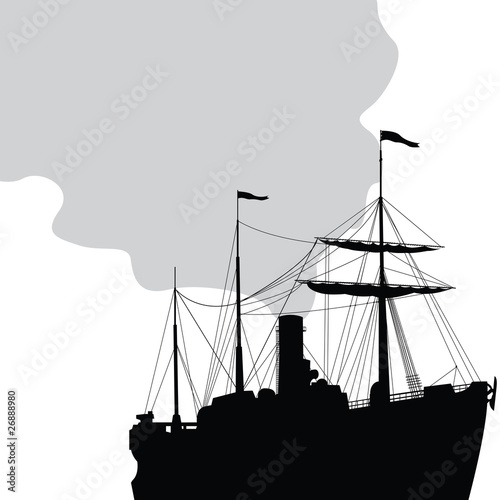 Obraz na plátně Steam ship