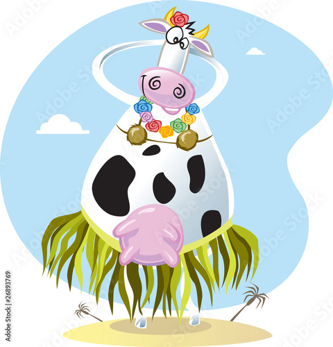 hula cow