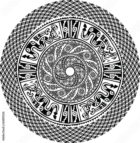 American culture pattern. Editable Vector illustration