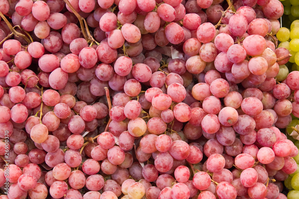 background made of fresh grapes