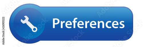 PREFERENCES Web Button (tools options setup my account profile)