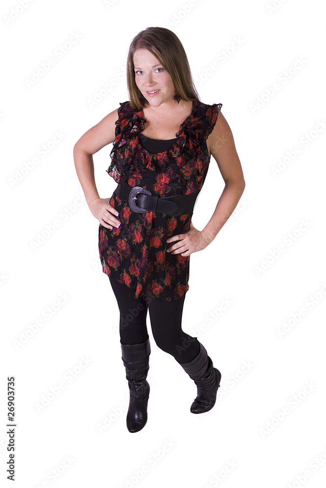 Beautiful Girl Standing Up Beautiful Girl Standing Up