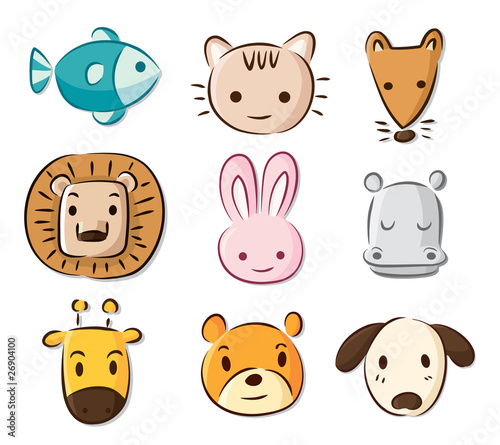 cute cartoon animals