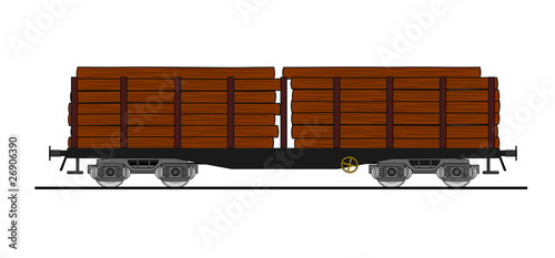 Flat car