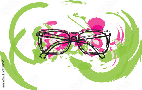 Eyeglasses illustration