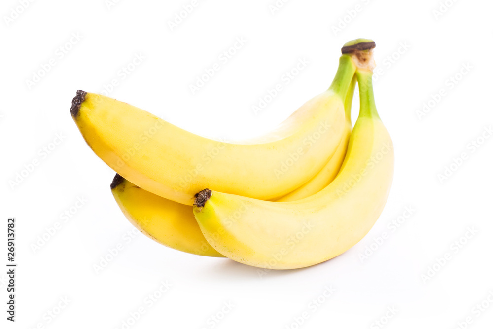 bananas isolated on white bananas isolated on white