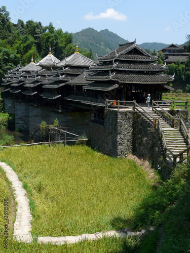 Pont du vent et de la pluie, Chenyang photo