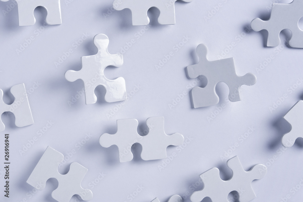 Obraz premium Fondo de Puzzle