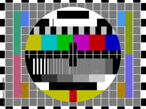 Television test screen