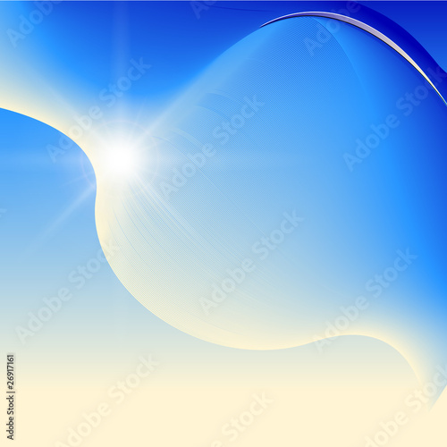Abstract background light blue