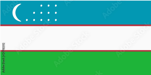 Drapeau ouzbèque