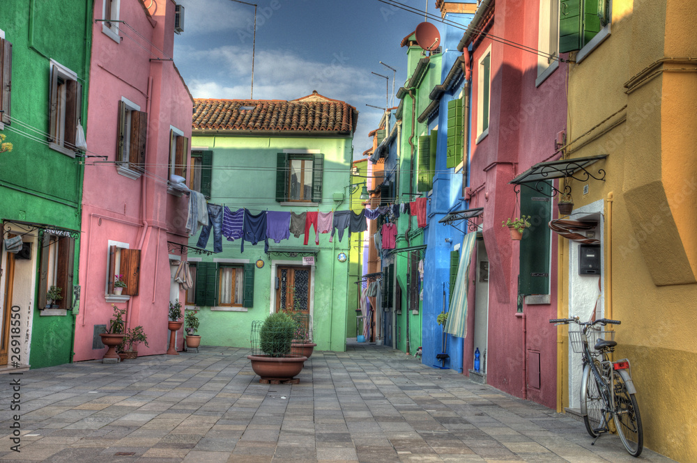 Fototapeta premium Burano Houses
