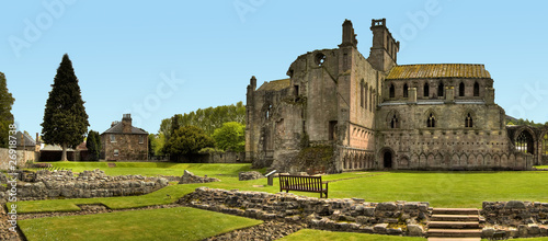 Melrose Abbey in the Scottish Borders