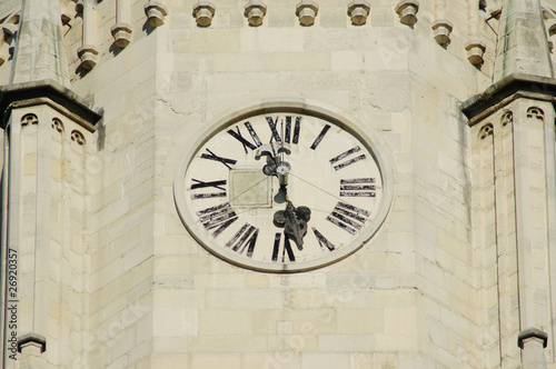 Quadro su tela Clock tower in Cluj Napoca, Romania