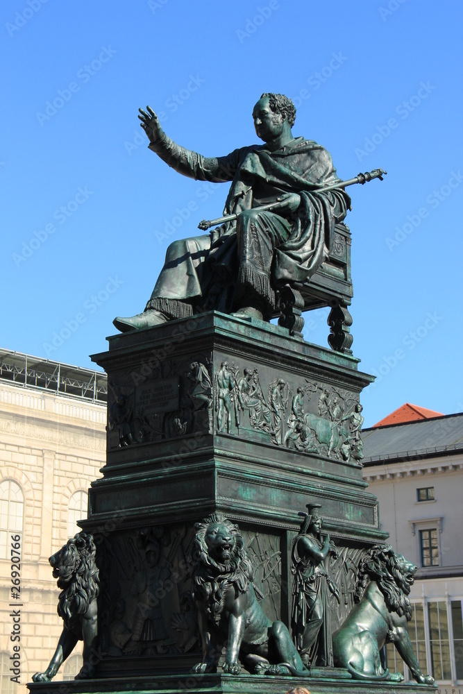 Bronzestatue von Maximilian I. Joseph