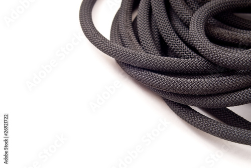 Rock Climbing Black Rope with Custom Space