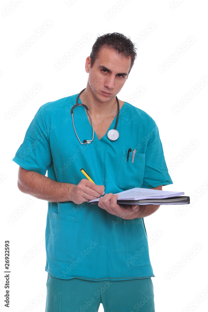 Closeup portrait of a doctor Closeup portrait of a doctor