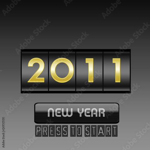 New Year counter