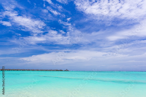 Fototapeta Naklejka Na Ścianę i Meble -  Maldives seascape