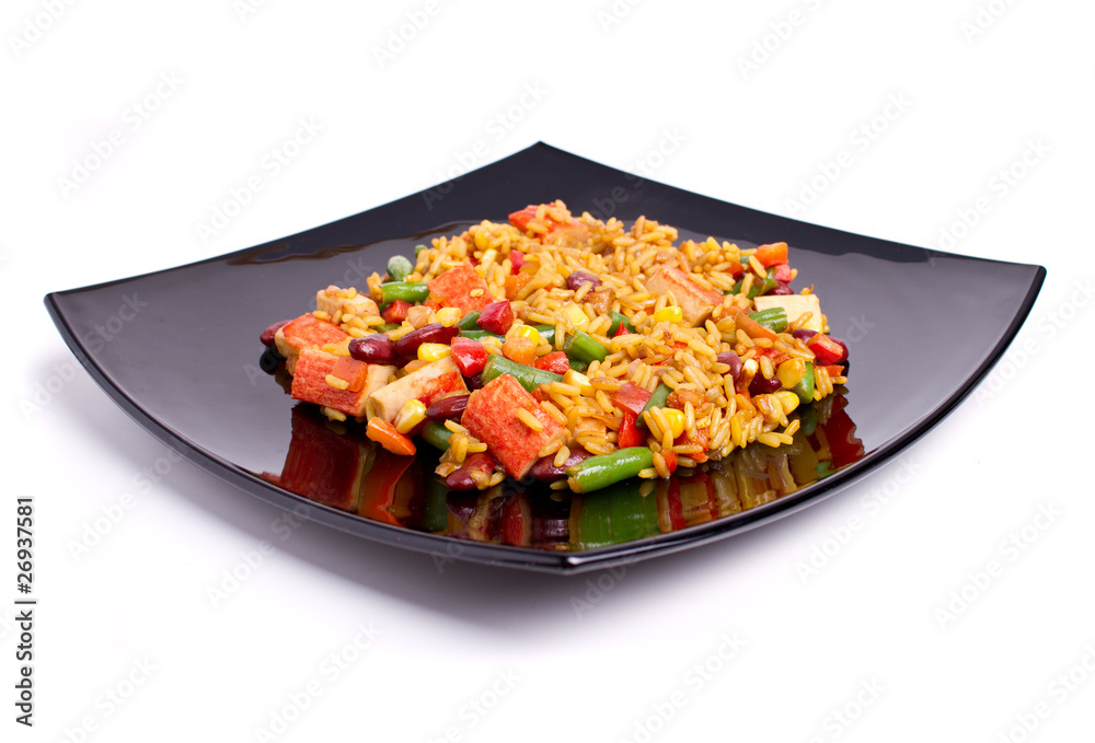 Surimi rice Stock Photo Adobe Stock