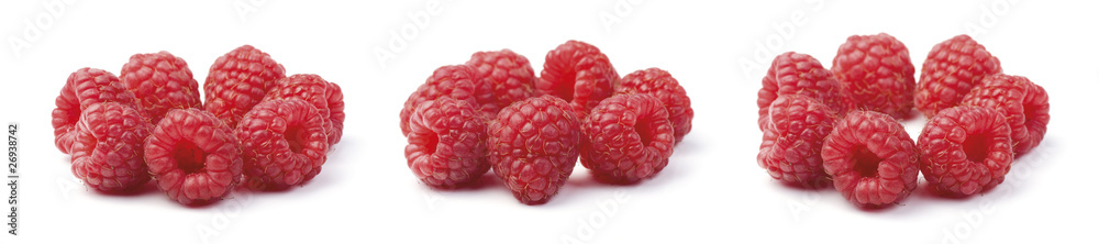 Raspberries circle composition Raspberries circle composition
